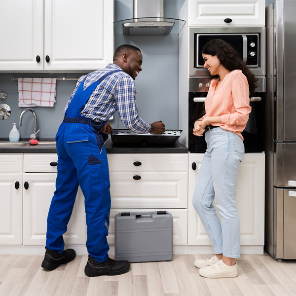 can you provide an estimate for cooktop repair before beginning any work in Schenley